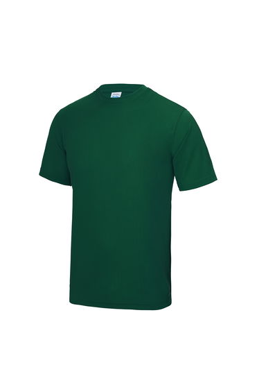 AWDis Just Cool Mens Performance Plain T-Shirt - Bottle Green
