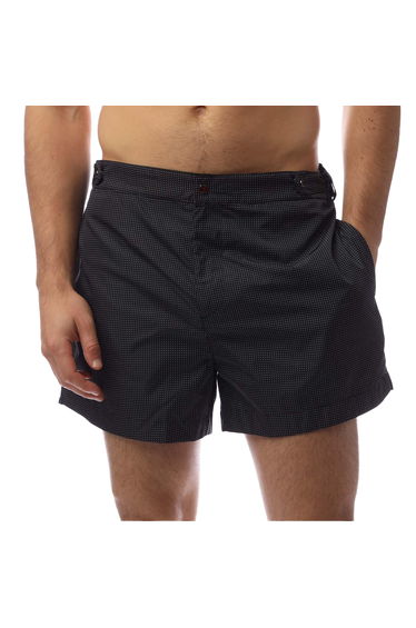 Boss Mens Nice Polka Dot Chino Shorts - Navy