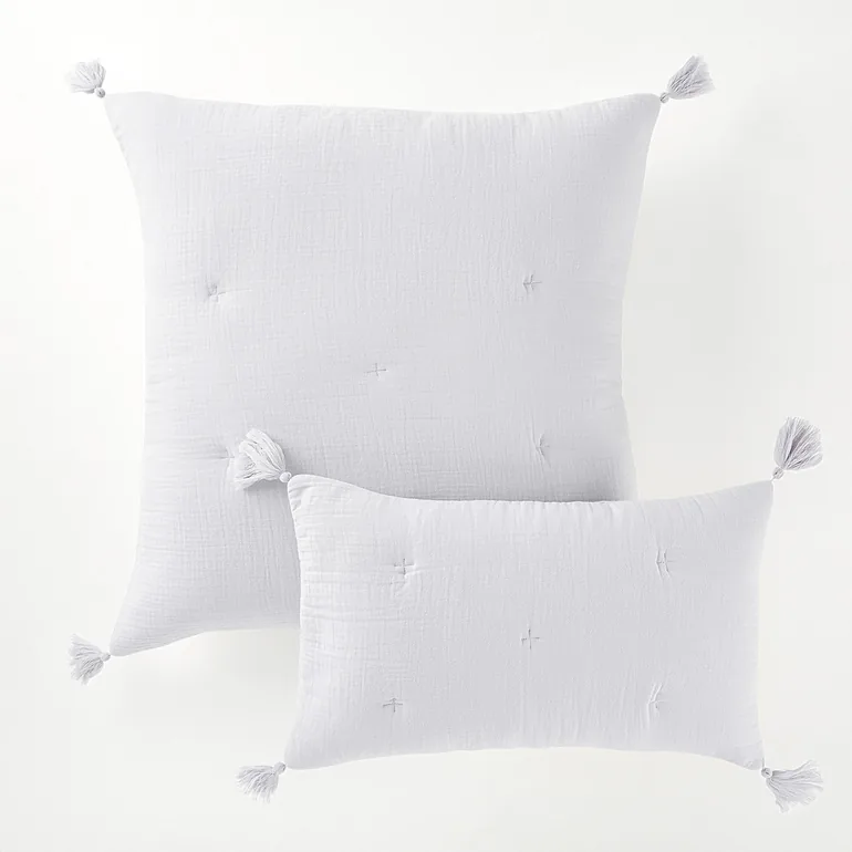 KUMLA Quilted Cushion Cover and Pillowcase