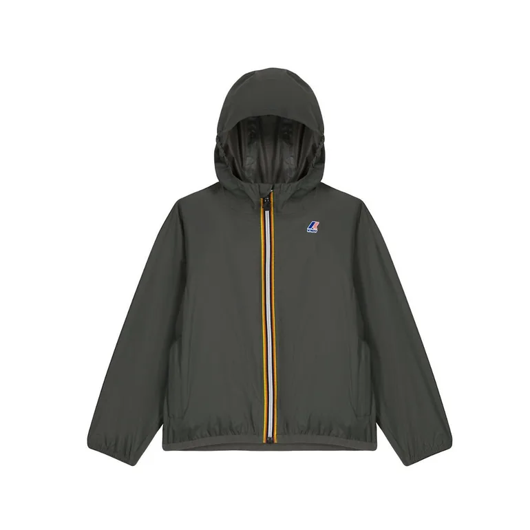 Claude Hooded Windbreaker with Zip Fastening - 1