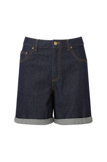 Wombat Womens/Ladies Denim Shorts - Indigo