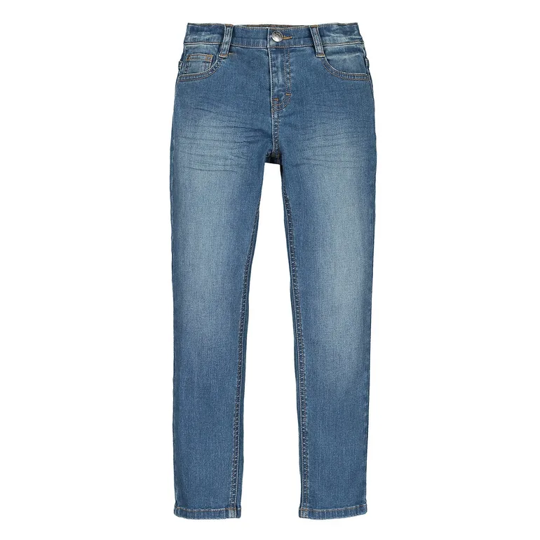 Mid Rise Straight Jeans - 2
