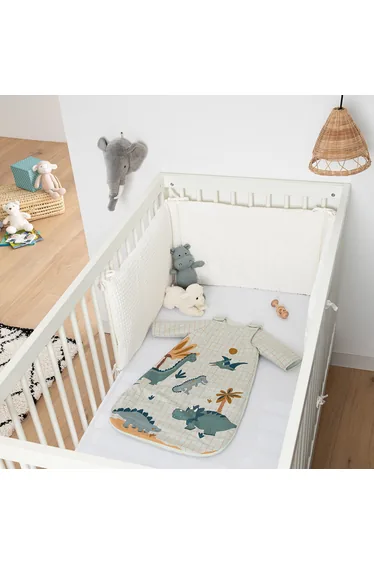 Little Dino Baby's Winter Sleeping Bag in Cotton Percale
