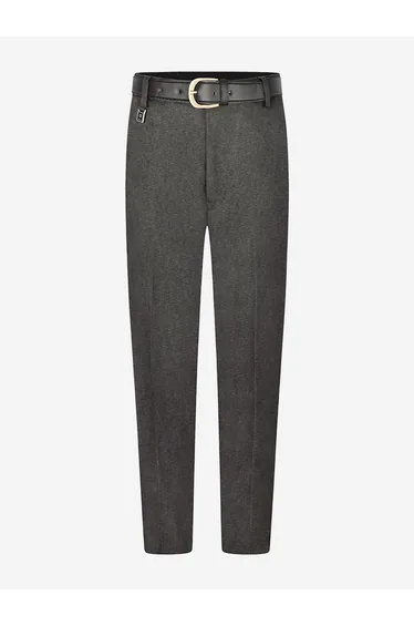Zeco Boys School Senior Standard Fit Trousers - Long Leg in Grey