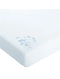 Fitted Fleece Mattress Protector with Water-Repellent and Stain-Resistant Treatment