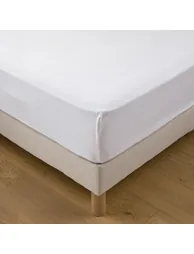 Fitted Fleece Mattress Protector with Water-Repellent and Stain-Resistant Treatment - 1
