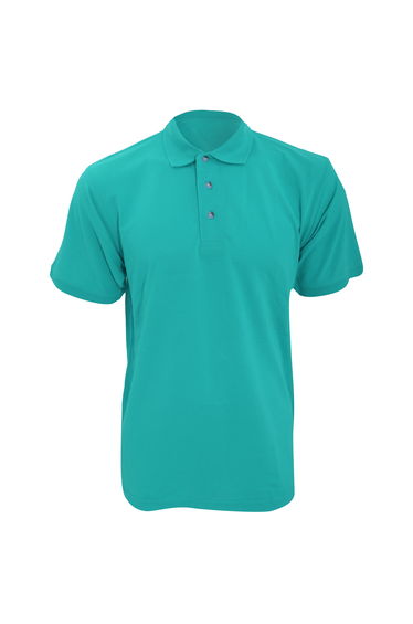 Kustom Kit Workwear Mens Short Sleeve Polo Shirt - Turquoise