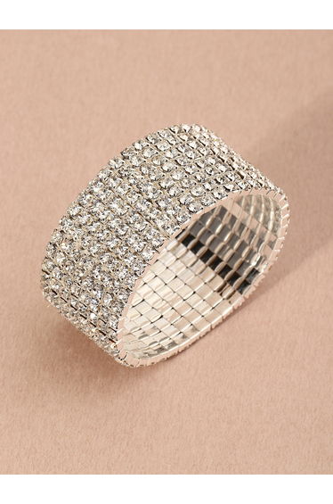 Embellished Wide Cuff Bracelet