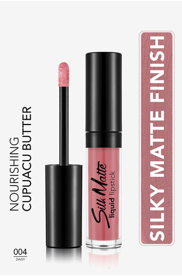 Velvet Textured Liquid Matte Lipstick - Silk Matte Liquid Lipstick - 004 Daisy
