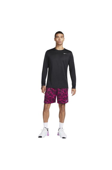 Nike Mens Legend Regular Long-Sleeved T-Shirt - Black/Silver