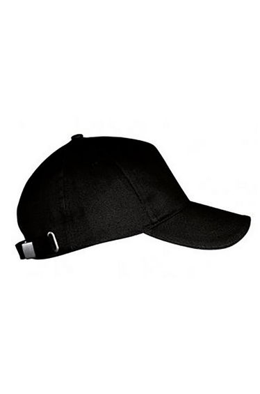 SOLS Unisex Long Beach Cap - Black