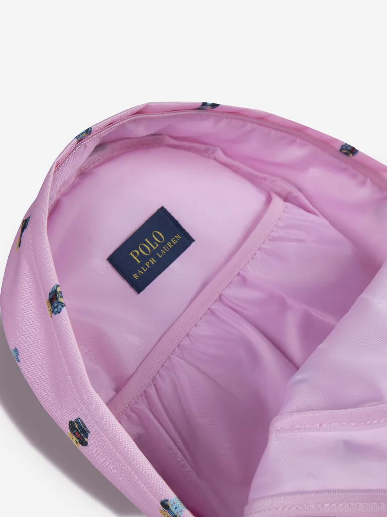 حقيبة ظهر باللون الزهري - 3