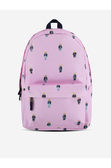 Ralph Lauren Girls Polo Bear Backpack in Pink (35.5cm)