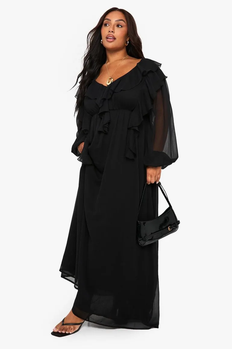 black maxi skater dress Black Cotton Skater Maxi Dress