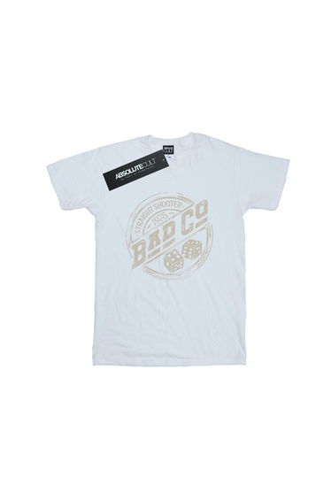 Bad Company Mens Straight Shooter T-Shirt - White