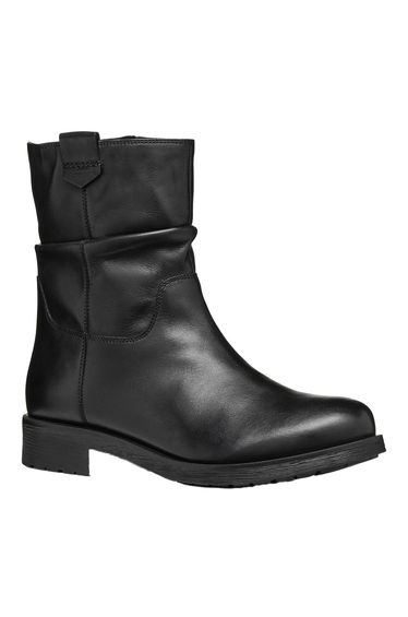 Geox Womens/Ladies D Rawelle A Patent Leather Ankle Boots - Black