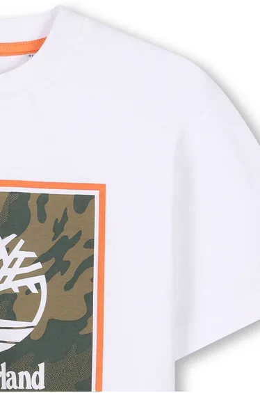Timberland Box Logo T-Shirt White
