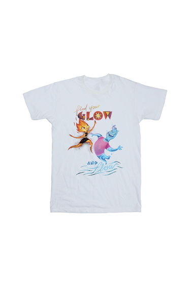 Elemental Girls Grow And Flow Cotton T-Shirt - White