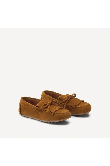 Kids Suede Loafers