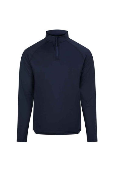 Awdis Mens Lightweight Quarter Zip Active Top - French Navy