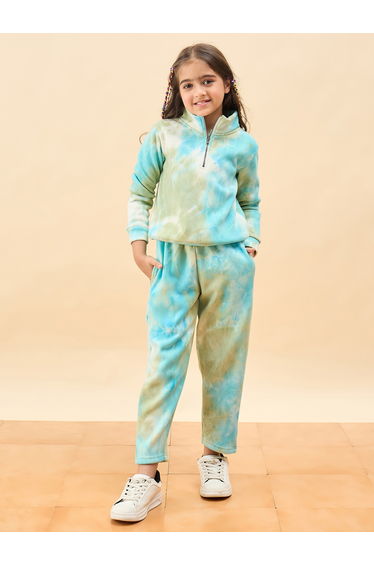 Girls Tie-Dye Joggers with Drawstring