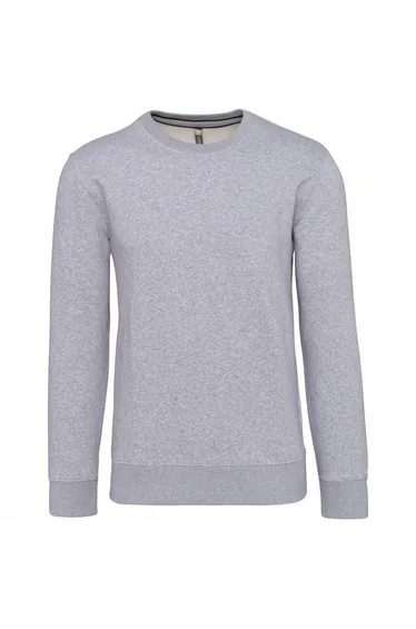 Kariban Mens Crew Neck Sweatshirt - Oxford Grey