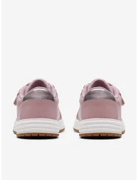 Girls Leather Urban Solo Trainers in Pink - 2