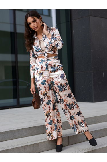Floral Print Shirt and Trousers Co-Ords