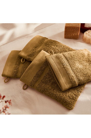 Set of 4 Kheops 100% Egyptian Cotton Washcloths
