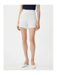Scalloped Shorts Pocket Standard Waist - 1