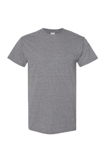 Gildan Mens Heavy Cotton Short Sleeve T-Shirt - Graphite Heather
