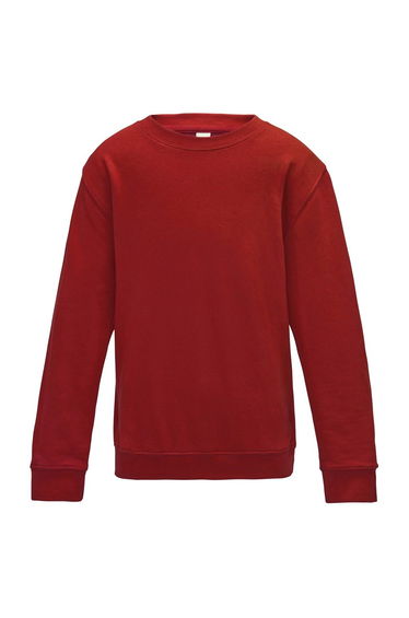 AWDis Just Hoods Childrens/Kids Sweatshirt - Fire Red