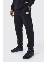 Soft Feel Regular Fit Lounge Jogger - black