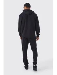 Soft Feel Regular Fit Lounge Jogger - black - 1