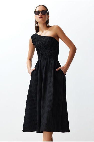 Black Woven Dress