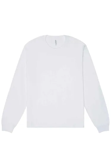 Bella + Canvas   Adult Heavyweight Long-Sleeved T-Shirt - White