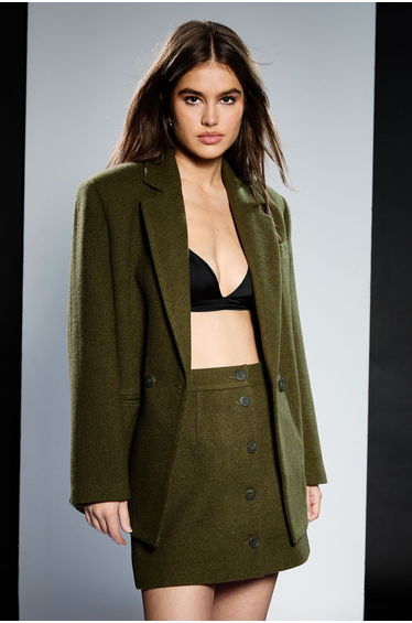 Runway 1.8.1.8 Wool Mix Mini Skirt