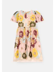 Verity Flower Sequin Dress - 5