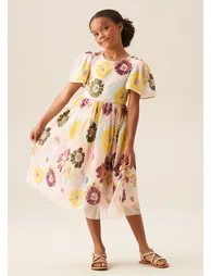 Verity Flower Sequin Dress