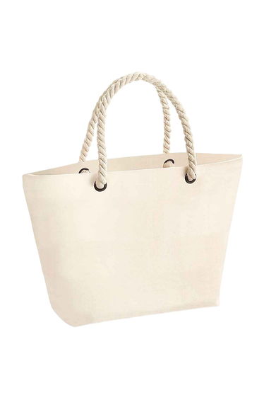 Westford Mill Nautical Tote Bag - Natural