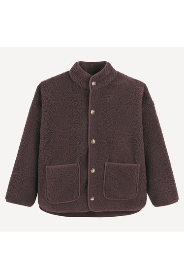 Lounge Jacket in Sherpa with Fleece Lining