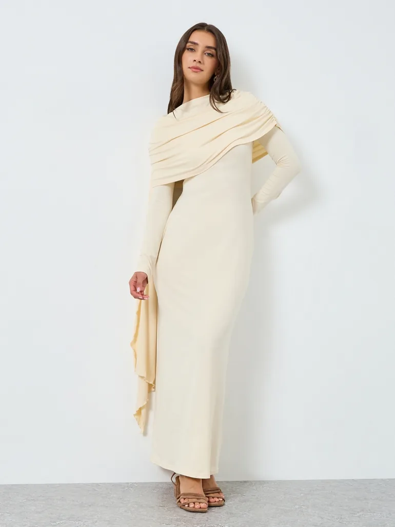 cream beige dress women Beige Dresses with Sleeves