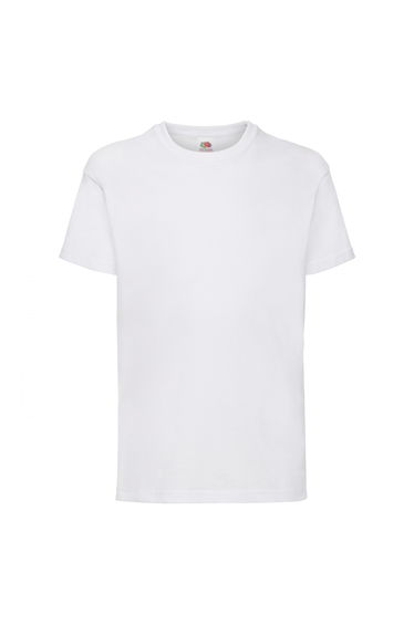 Fruit Of The Loom Childrens/Kids Unisex Valueweight Short Sleeve T-Shirt (Pack of 2) - White