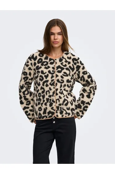 Printed Sherpa Jacket