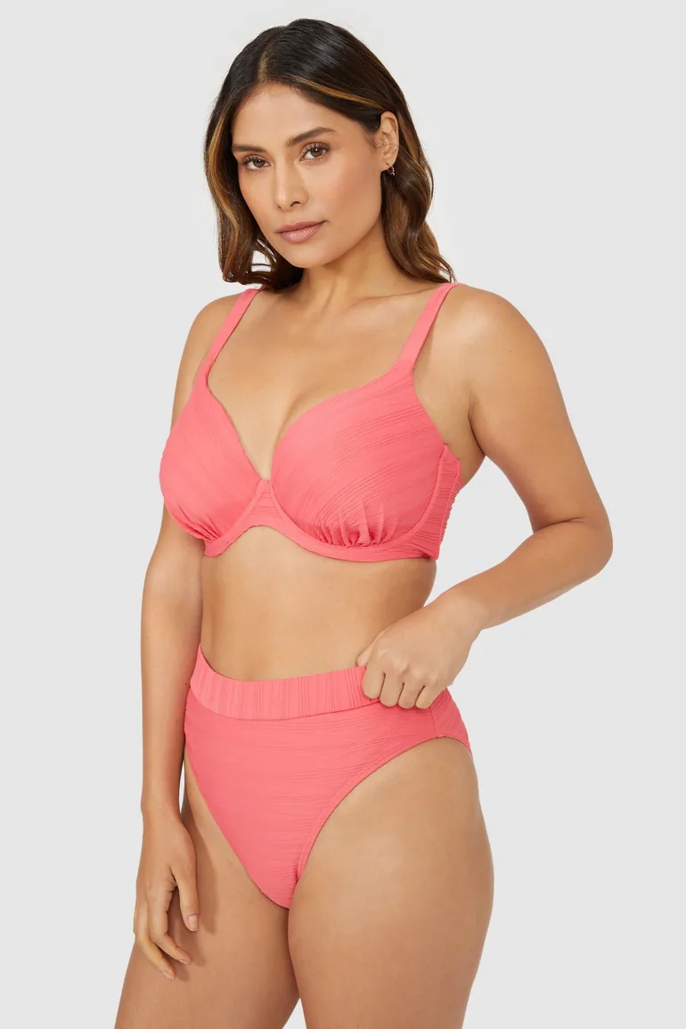Gorgeous Midi Bikini Pant - pink - 3
