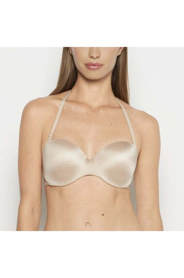 Strapless Lightly Lined Bra in Rosetan
