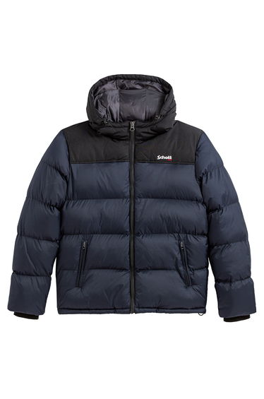 Utah 2 Padded Jacket in Two-Tone with Hood