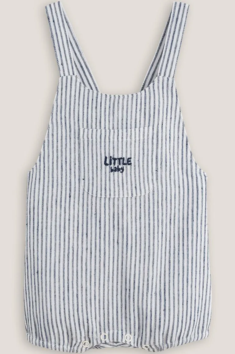 Striped Cotton Romper