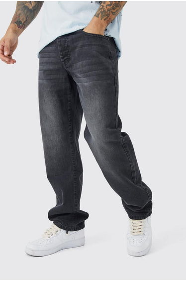 Relaxed Rigid Jean - washed black