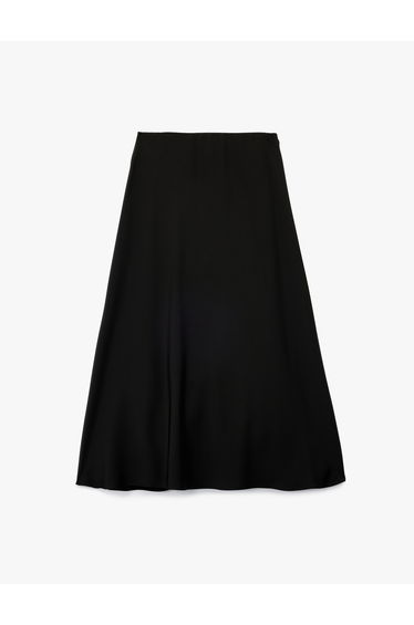Satin Flare Skirt